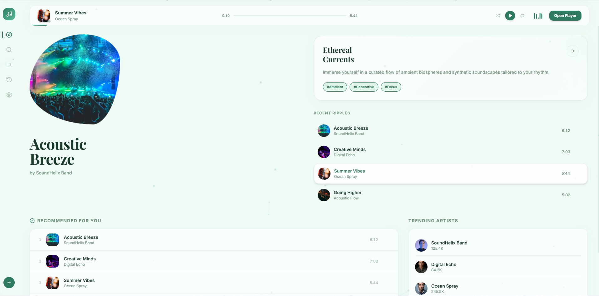 Music Desktop App
